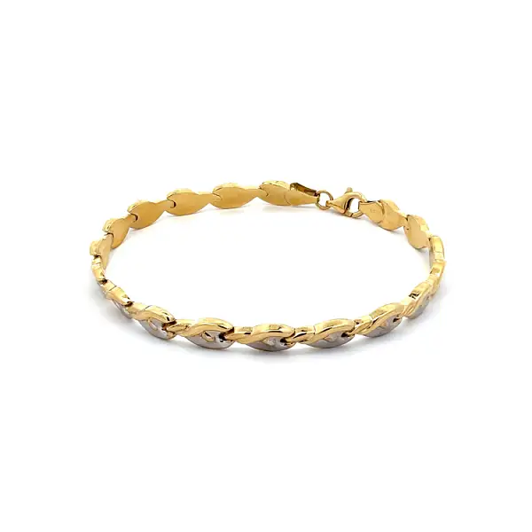 Náramek z Kombinovaného Zlata