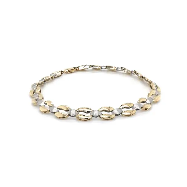 Zlatý Náramek z Kombinovaného Zlata