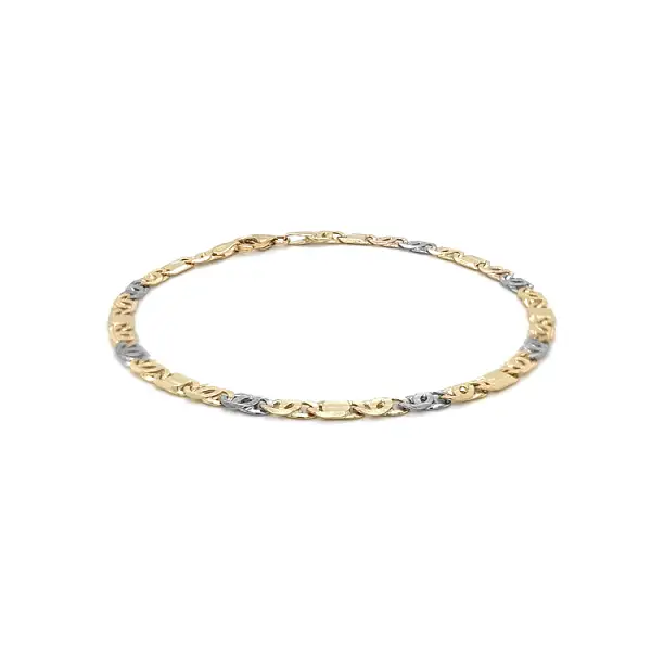 Zlatý Náramek z Kombinovaného Zlata