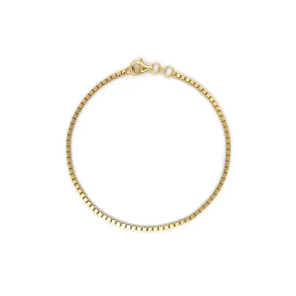 Zlatý Náramek Cube - Kostka