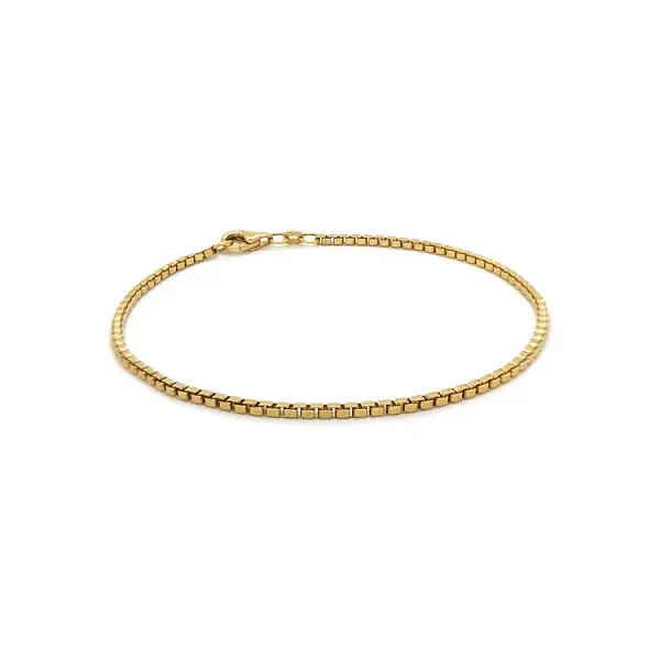 Zlatý Náramek Cube - Kostka