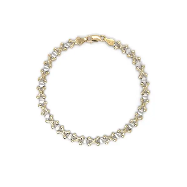 Zlatý Náramek z Kombinovaného Zlata