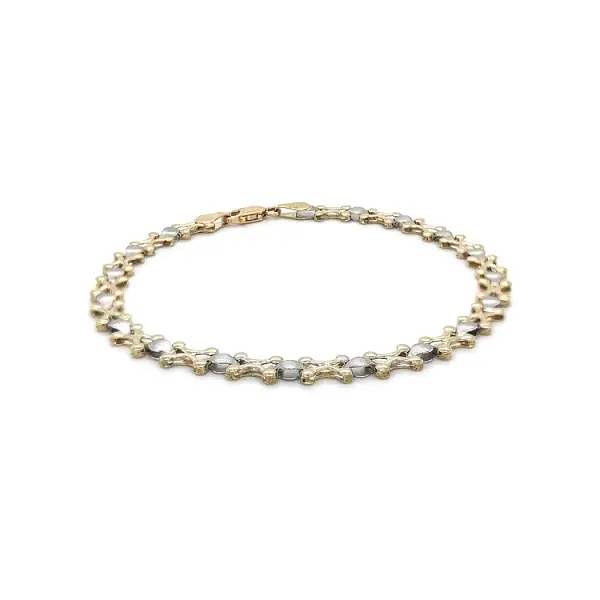 Zlatý Náramek z Kombinovaného Zlata