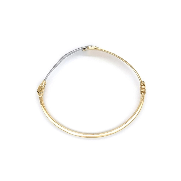 Gold Bracelet with Zircons