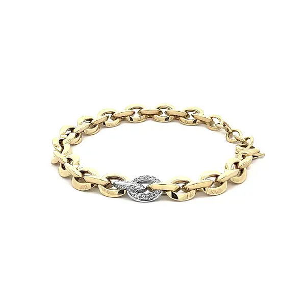 Zlatý Náramek se Zirkony
