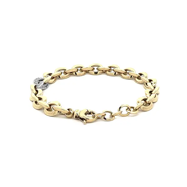Zlatý Náramek se Zirkony