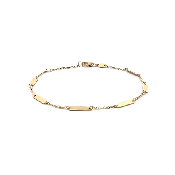 Zlatý Náramek s Destíčky