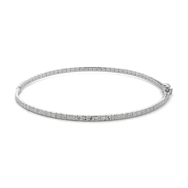 Bangle Náramek z Bílého Zlata
