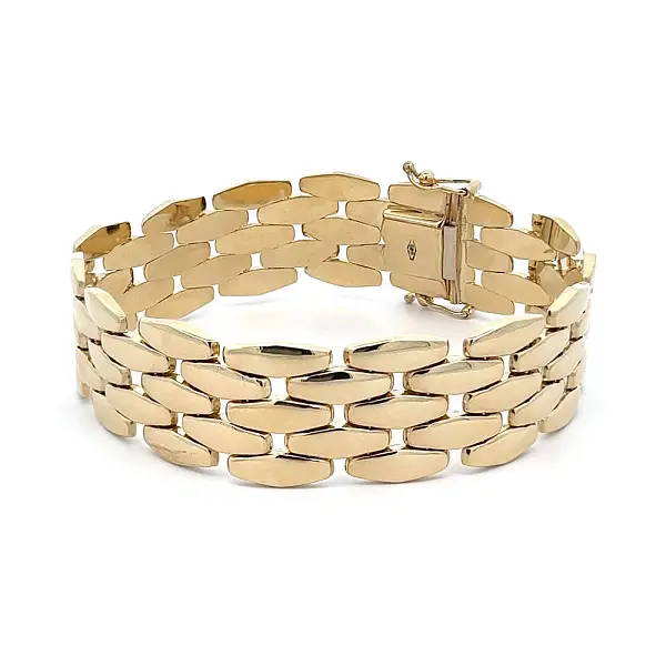 Zlatý Výrazný Náramek