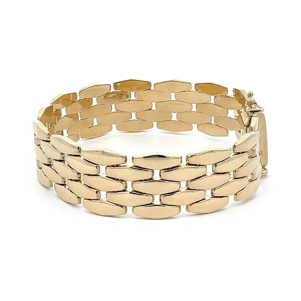 Zlatý Výrazný Náramek
