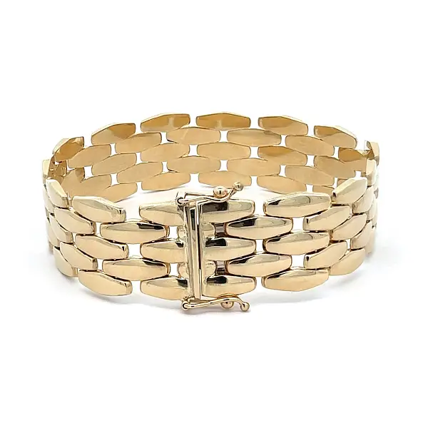 Zlatý Výrazný Náramek