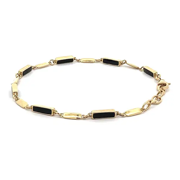 Zlatý Náramek se Smaltem