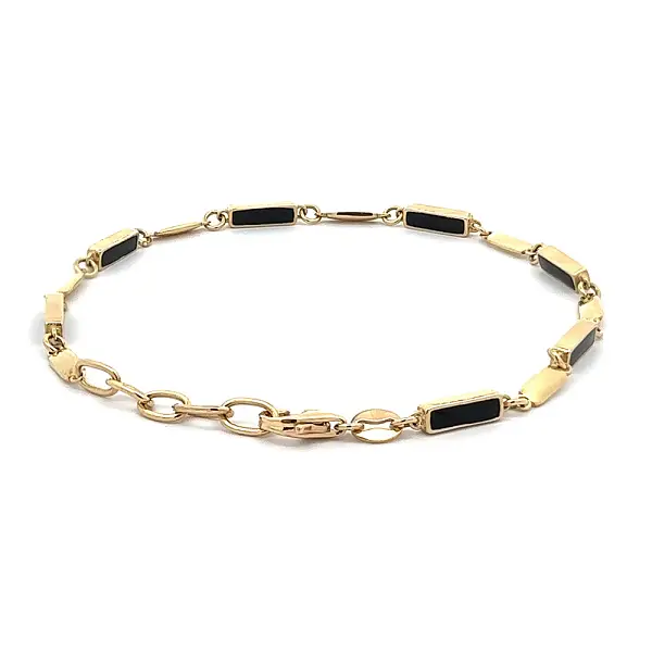 Zlatý Náramek se Smaltem