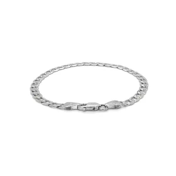 Náramek z Bílého Zlata Pancíř