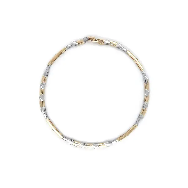 Zlatý Náramek z Kombinovaného Zlata