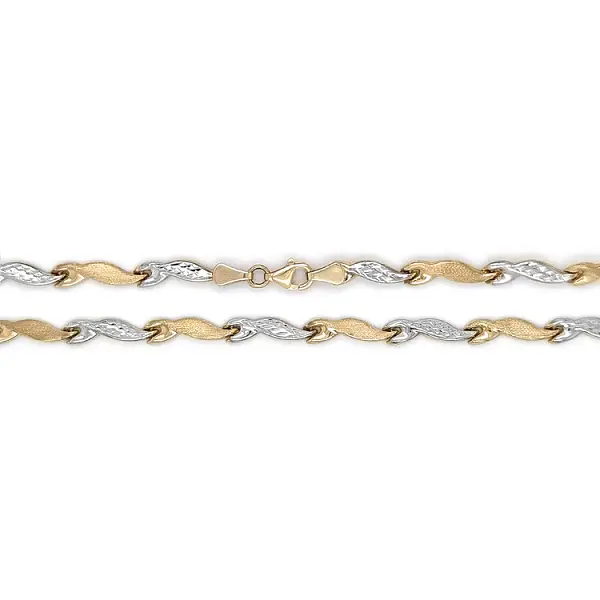 Dámský Náhrdelník z Kombinovaného Zlata