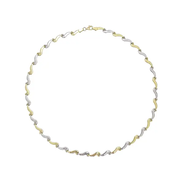 Zlatý Dámský Náhrdeník z Kombinovaného Zlata