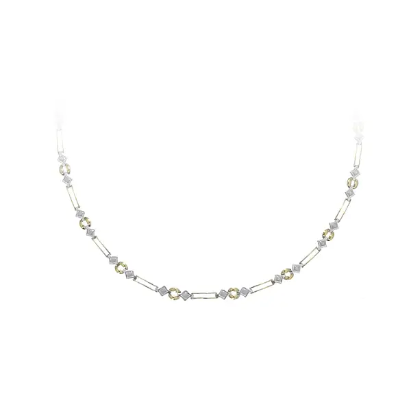 Zlatý Dámský Náhrdelník z Kombinovaného Zlata