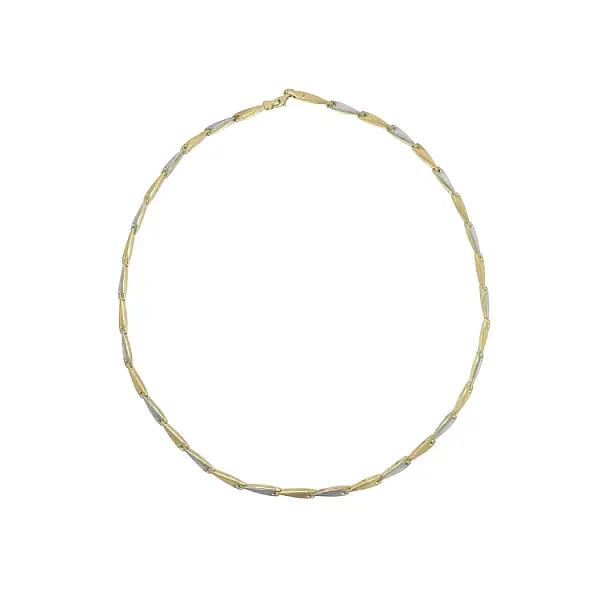 Zlatý Dámský Náhrdelník z Kombinovaného Zlata