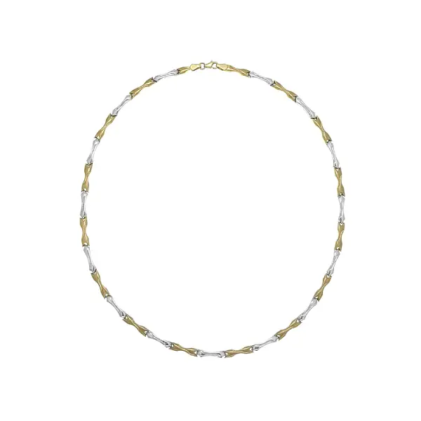 Zlatý Dámský Náhrdelník z Kombinovaného Zlata