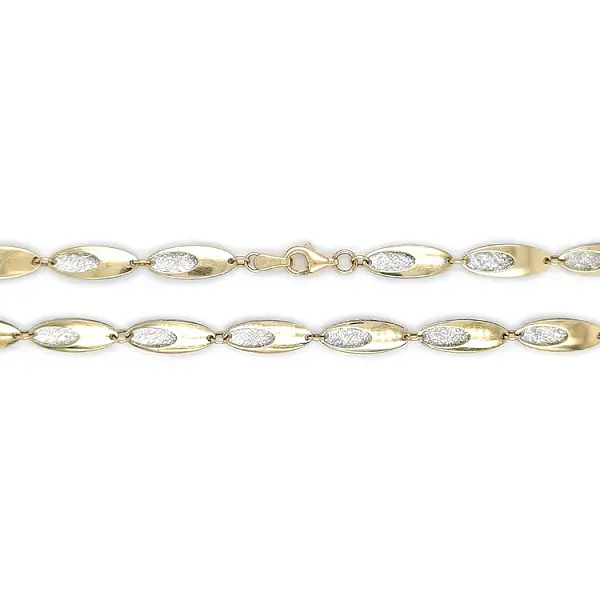 Zlatý Dámský Náhrdelník z Kombinovaného Zlata