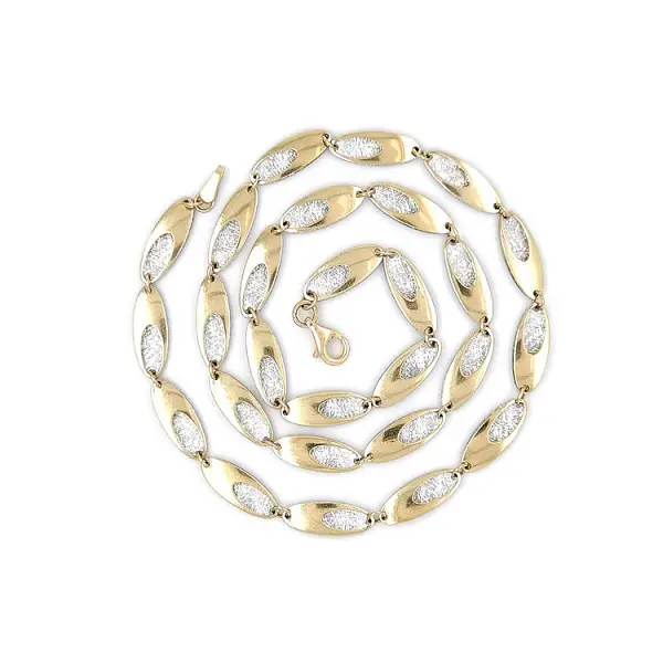 Zlatý Dámský Náhrdelník z Kombinovaného Zlata