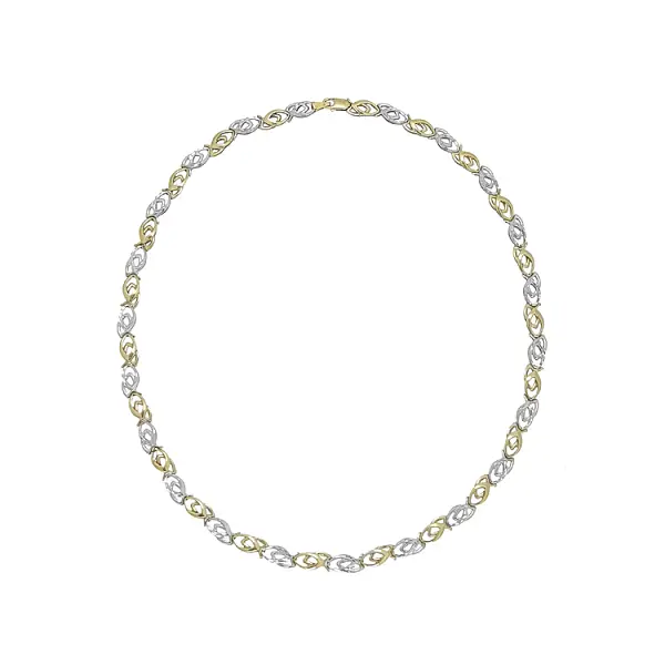 Zlatý Dámský Náhrdelník z Kombinovaného Zlata