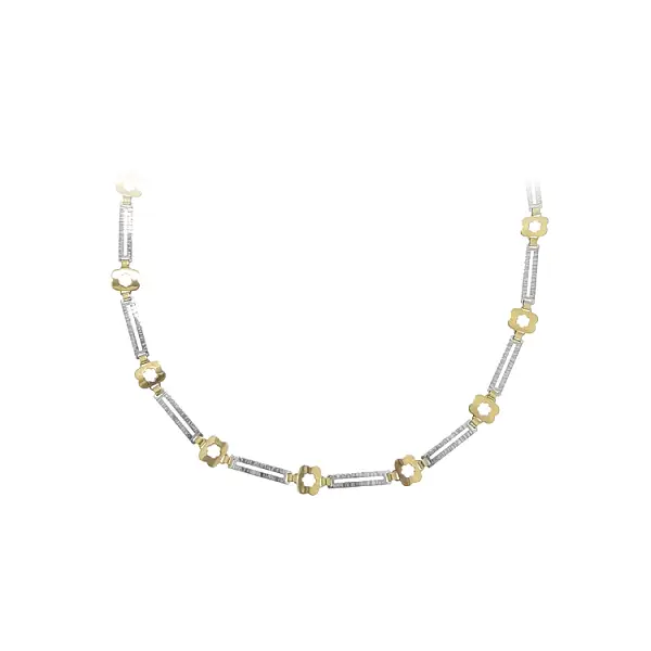 Zlatý Dámský Náhrdelník z Kombinovaného Zlata