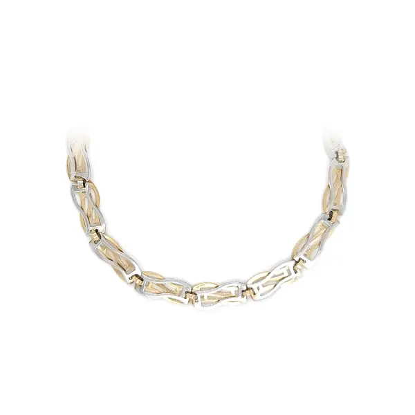 Zlatý Dámský Náhrdelník z Kombinovaného Zlata