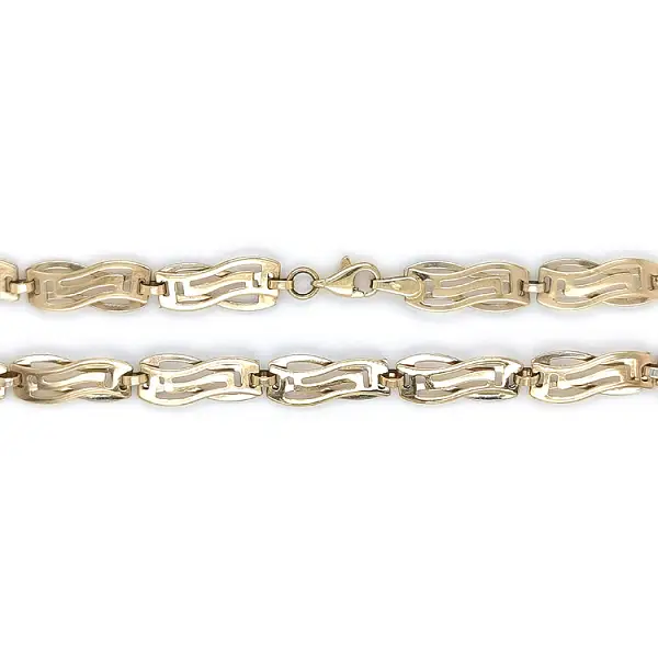 Zlatý Dámský Náhrdelník z Kombinovaného Zlata