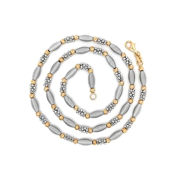 Zlatý Dámský Náhrdelník z Kombinovaného Zlata