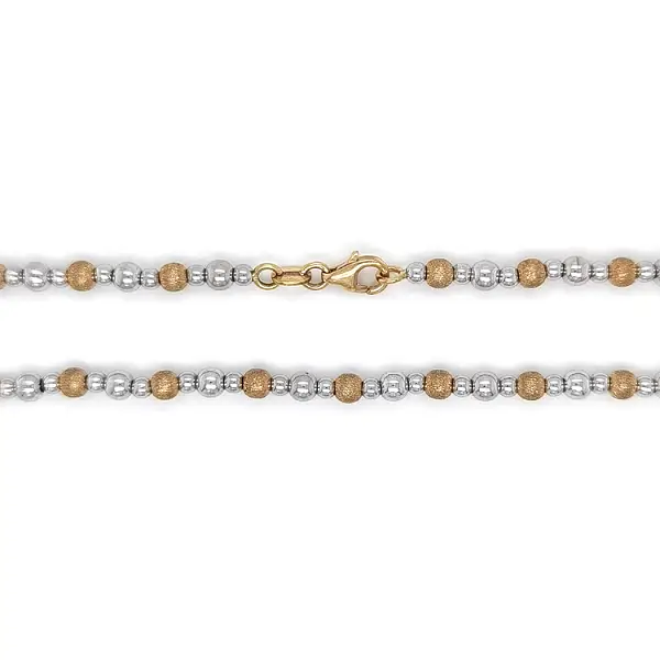 Zlatý Dámský Náhrdelník z Kombinovaného Zlata