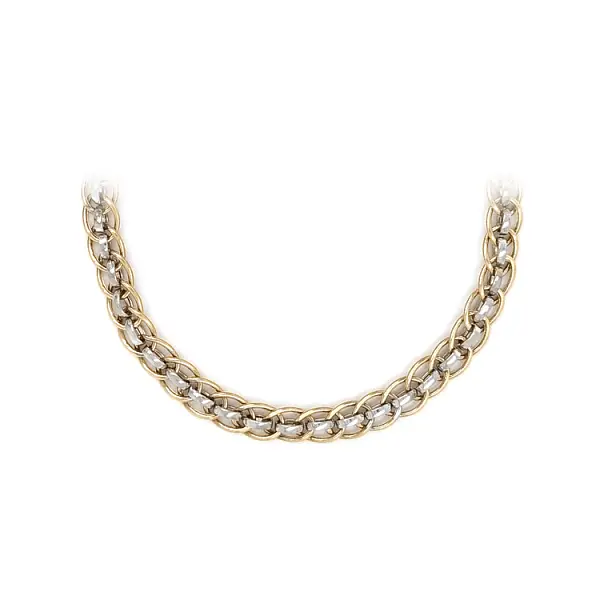 Zlatý Dámský Náhrdelník z Kombinovaného Zlata