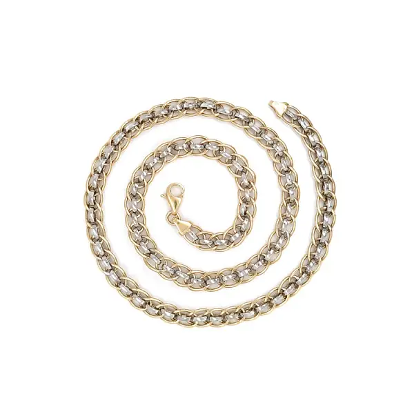 Zlatý Dámský Náhrdelník z Kombinovaného Zlata