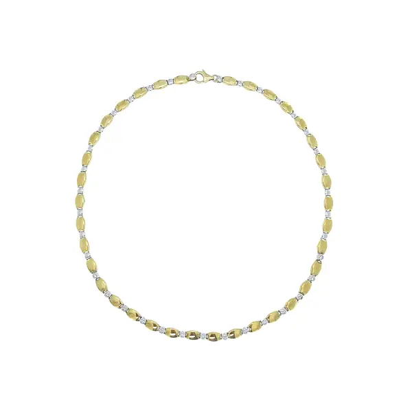 Zlatý Dámský Náhrdelník z Kombinovaného Zlata