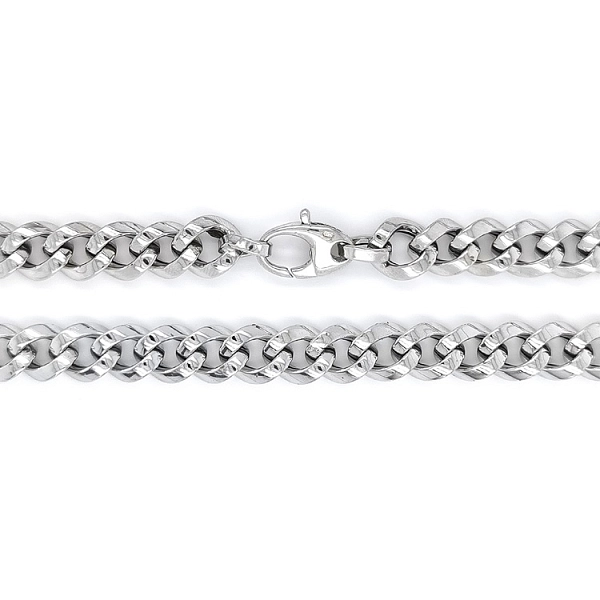 Ladies White Gold Chain