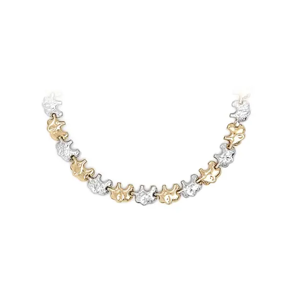 Dámský Náhrdelník z Kombinovaného Zlata