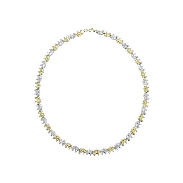 Dámský Náhrdelník z Kombinovaného Zlata