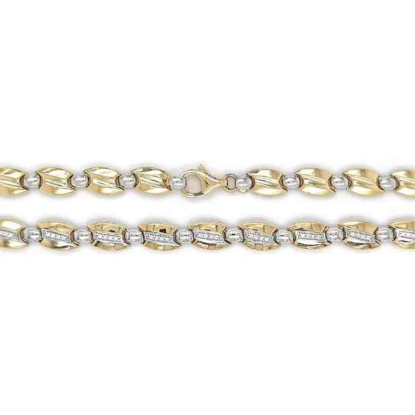 Dámský Náhrdelník z Kombinovaného Zlata