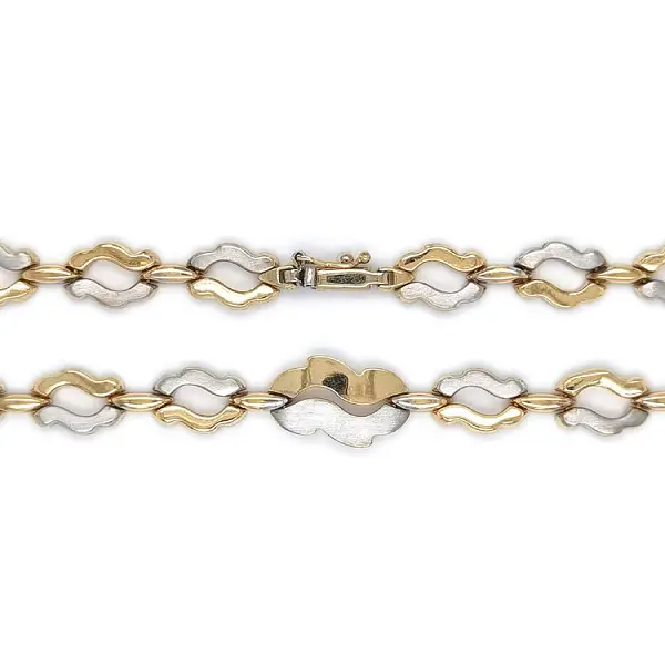 Dámský Náhrdelník z Kombinovaného Zlata