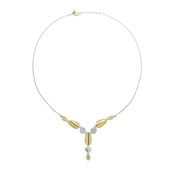 Zlatý Dámský Náhrdelník z Kombinovaného Zlata