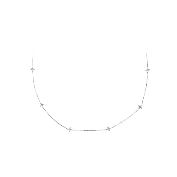 Dámský Náhrdelník z Bílého Zlata Křížky