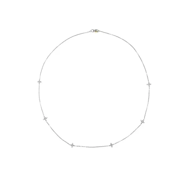 Dámský Náhrdelník z Bílého Zlata Křížky