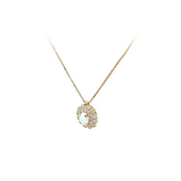 Zlatý Náhrdelník se Zirkony