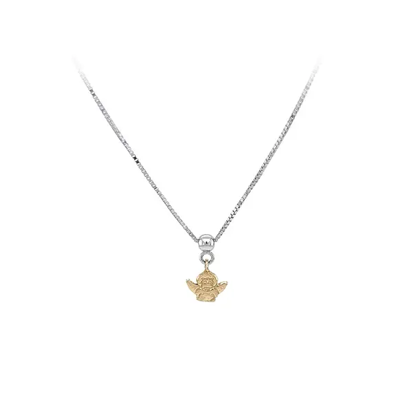 Náhrdelník Anděl z Kombinovaného Zlata