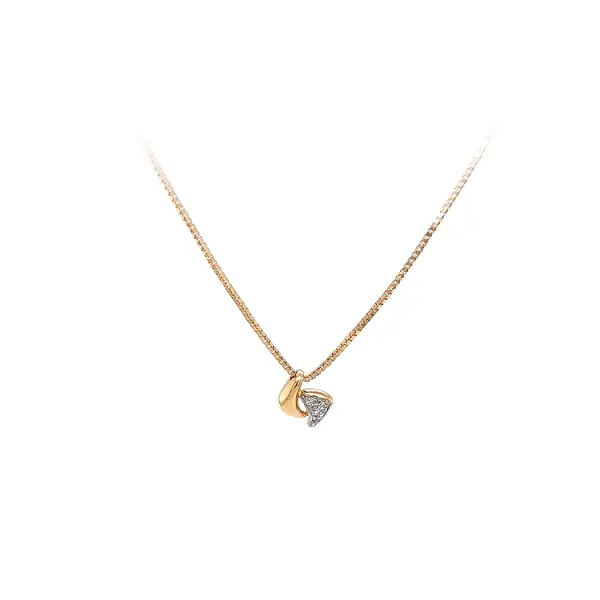 Zlatý Náhrdelník se Zirkony