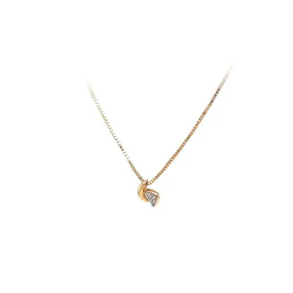 Zlatý Náhrdelník se Zirkony