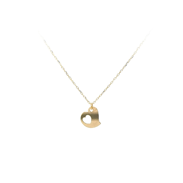 Gold Heart Necklace