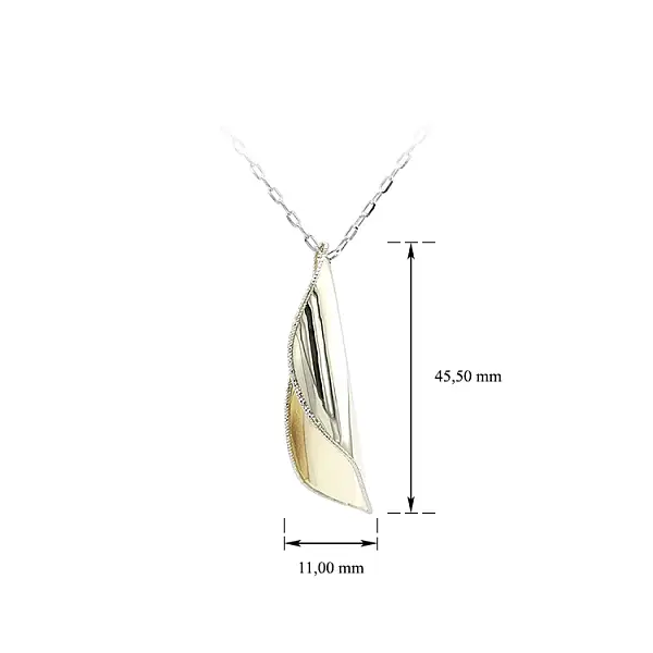 Dámský Náhrdelník z Kombinovaného Zlata