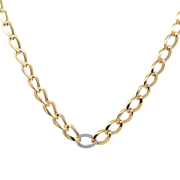 Zlatý Náhrdelník se Zirkony